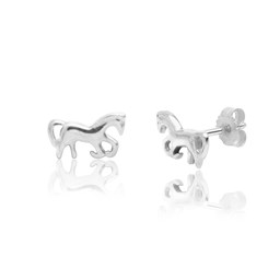Zeige Details für Pferde Ohrstecker aus Sterling Silber 925 Bild von Pferde Ohrstecker aus Sterling Silber 925