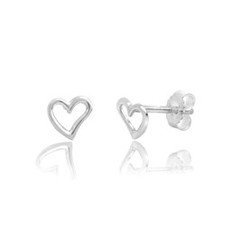 Zeige Details für Herz Ohrstecker Silber 925 Bild von Herz Ohrstecker Silber 925