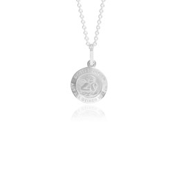 Zeige Details für Schutzengel Anhänger rund Silber 925 für Jungen und Mädchen Bild von Schutzengel Anhänger rund Silber 925 für Jungen und Mädchen