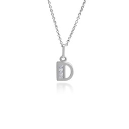 Zeige Details für Buchstaben Anhänger "D" Silber 925 mit Zirkonia Bild von Buchstaben Anhänger "D" Silber 925 mit Zirkonia
