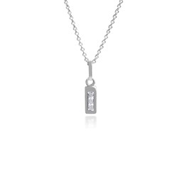 Zeige Details für Buchstaben Anhänger I Silber mit Zirkonia Bild von Buchstaben Anhänger I Silber mit Zirkonia