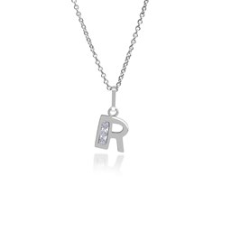 Zeige Details für Buchstaben Anhänger R aus Silber 925 mit Zirkonia Steinen Bild von Buchstaben Anhänger R aus Silber 925 mit Zirkonia Steinen