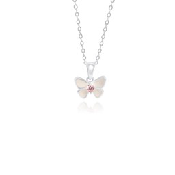 Zeige Details für  Schmetterling Anhänger Silber 925 handlackiert mit Zirkonia Bild von  Schmetterling Anhänger Silber 925 handlackiert mit Zirkonia