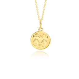Zeige Details für Zwilling Sternzeichen Anhänger Gold 333 Bild von Zwilling Sternzeichen Anhänger Gold 333