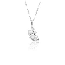 Zeige Details für Katze Anhänger Sterling Silber 925  Bild von Katze Anhänger Sterling Silber 925