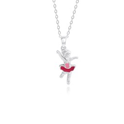 Zeige Details für Ballerina Anhänger Silber 925 handlackiert Bild von Ballerina Anhänger Silber 925 handlackiert