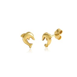 Zeige Details für Delfin Kinderohrstecker aus Gold 333 poliert Bild von Delfin Kinderohrstecker aus Gold 333 poliert