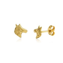 Zeige Details für Pferde Kinderohrstecker Gold 333 Bild von Pferde Kinderohrstecker Gold 333
