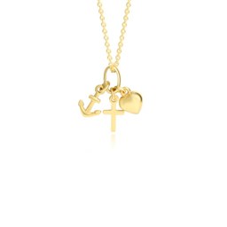 Zeige Details für Glaube, Liebe, Hoffnung Anhänger Gold 333 Bild von Glaube, Liebe, Hoffnung Anhänger Gold 333