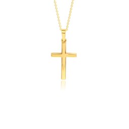 Zeige Details für Kreuz Anhänger Gold 333 für Jungen und Mädchen Bild von Kreuz Anhänger Gold 333 für Jungen und Mädchen